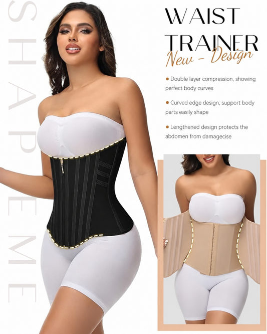 Shapme® High Compression Curved Boned Waist Trainer