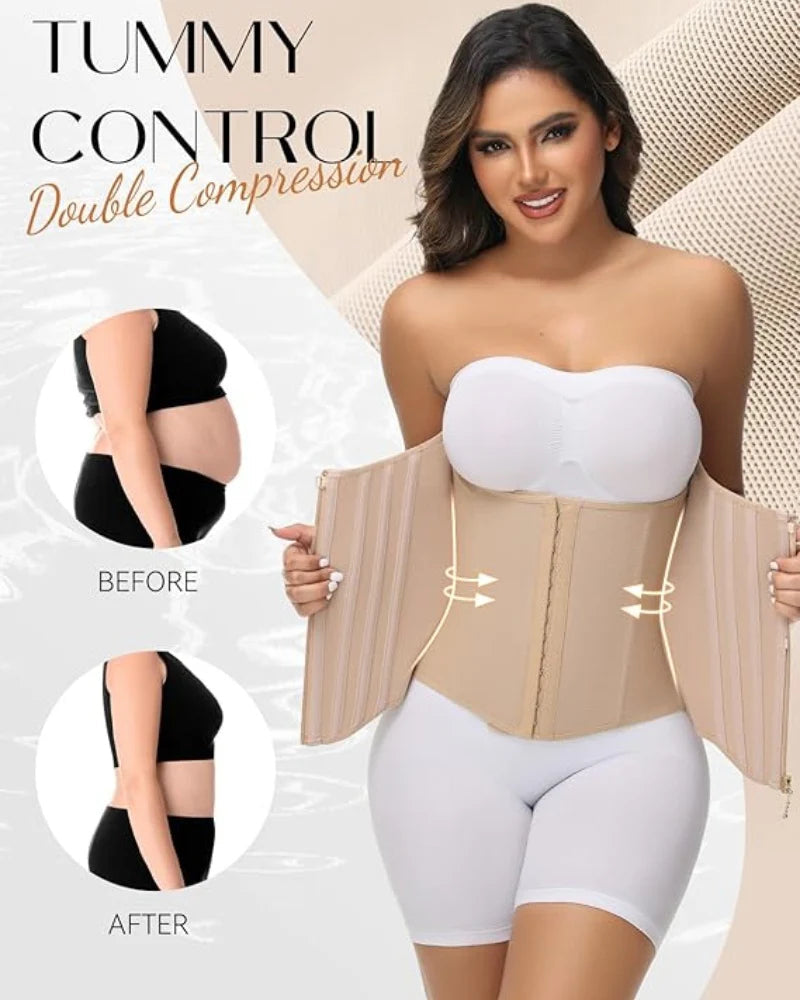 Shapme® High Compression Curved Boned Waist Trainer
