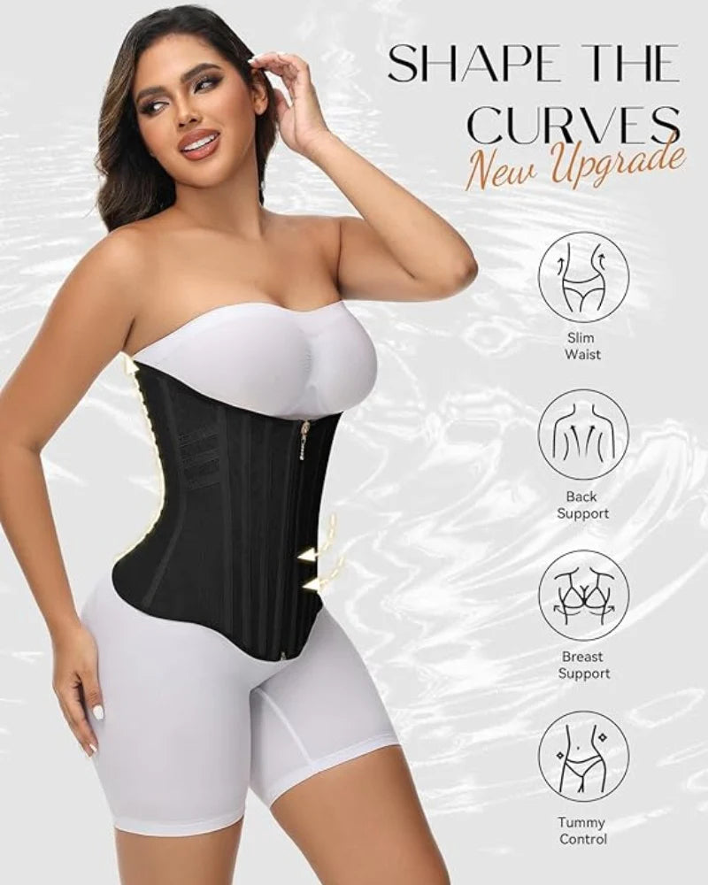 Shapme® High Compression Curved Boned Waist Trainer