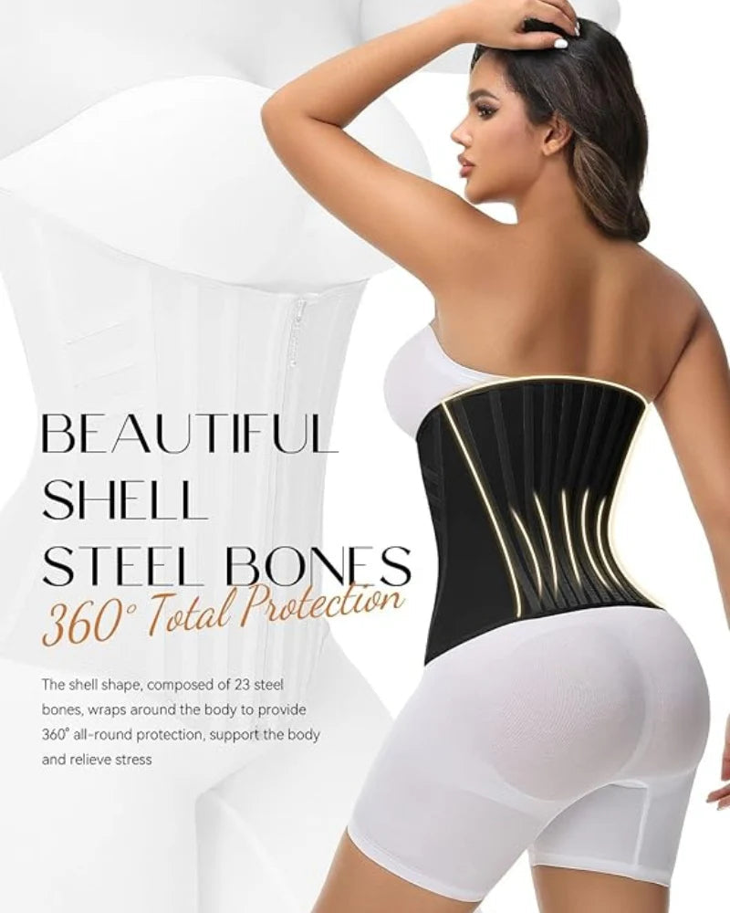 Shapme® High Compression Curved Boned Waist Trainer