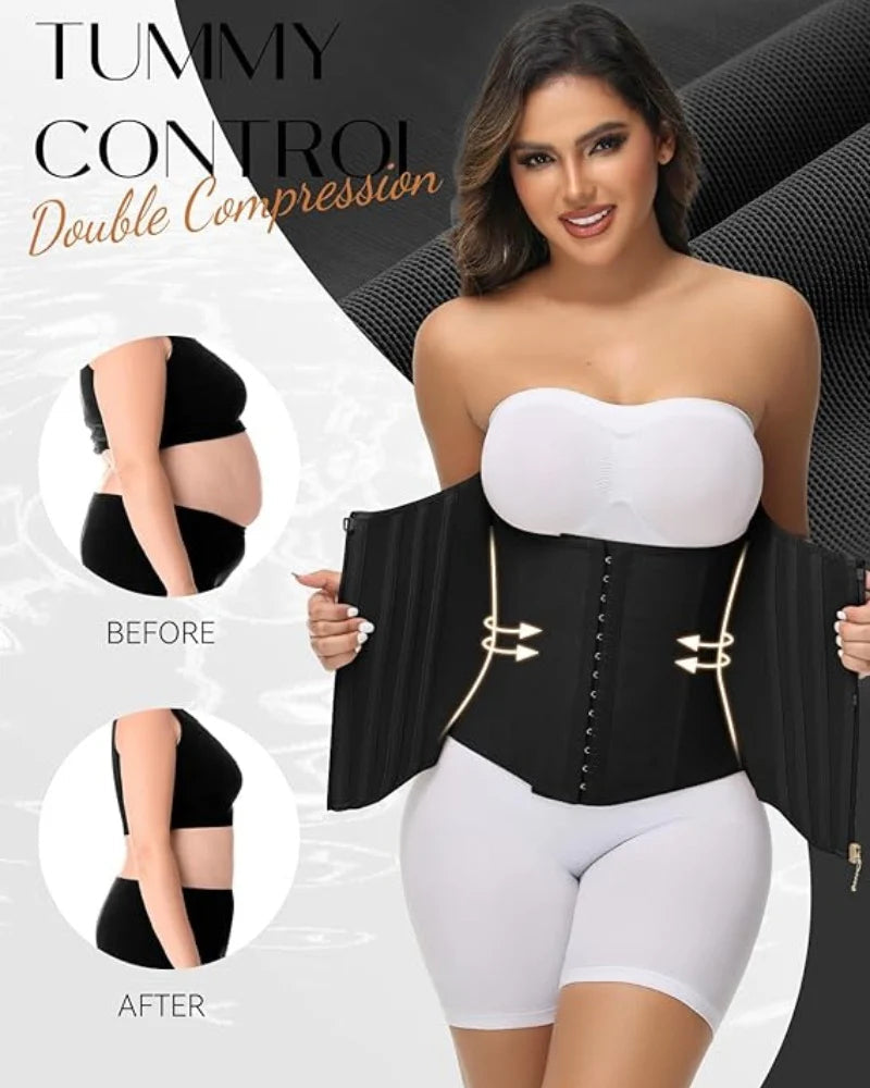 Shapme® High Compression Curved Boned Waist Trainer
